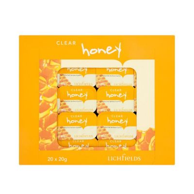 Lichfields Preserves Clear Honey 20 x 20g x 5