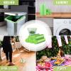 Inwaysin Trash Bags 13 Gallon Tall Kitchen Garbage Bags, Recycle Bags, Biodegradable Trash Bags, 75 Bags, Green view 2
