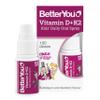BetterYou Vitamin D3 + K2 Kids Oral Spray, Fast Acting Vitamin D 800 IU + Vitamin K2 (MK-7), Supports Growing Bones and a Healthy Immune System, 100 Sprays, Sugar Free Blueberry and Bubblegum Flavour view 1