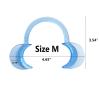 10 Pcs C-Shape Dental Cheek Retractor Dental Mouth Opener Lip Retractor for Teeth Whitening Oral Guard -Blue Size M view 2