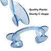 10 Pcs C-Shape Dental Cheek Retractor Dental Mouth Opener Lip Retractor for Teeth Whitening Oral Guard -Blue Size M view 3
