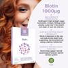 Healthspan Biotin 1,000g (6 Months Supply) | Vitamin B for Healthy Hair & Skin | Supports Macronutrient Metabolism | One-a-Day Tablets | Vegan view 2