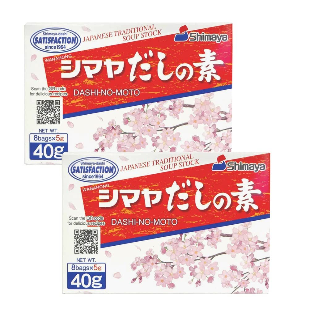 Shimaya Bonito Dashi Stock Powder, 40G (Pack of 2)