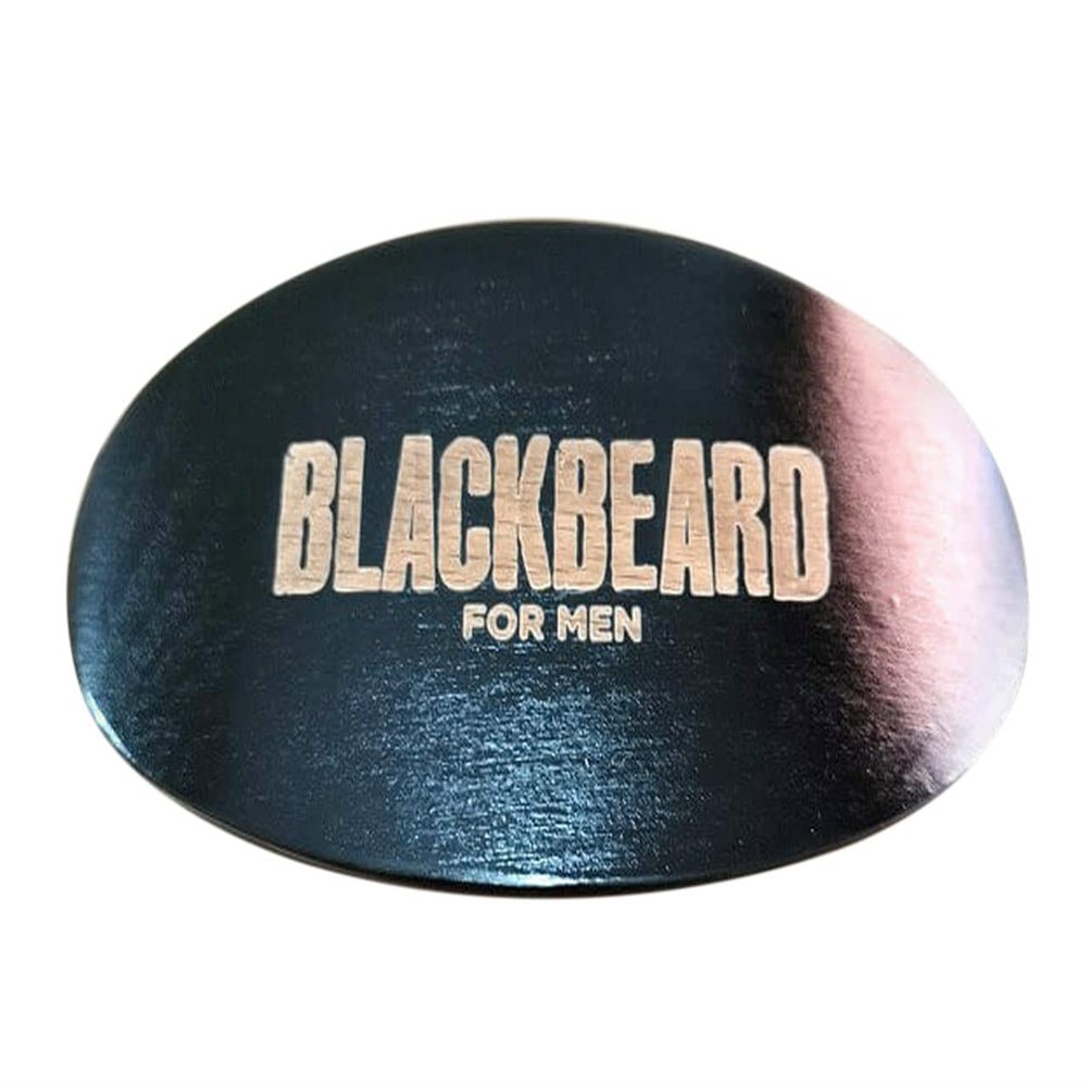 Blackbeard Big Bad Beard Brush for Men - Beechwood Beard Grooming Tool with Vegan Bristles, Travel Beard Brush