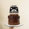 Level 16 Unlocked Cake Topper 16th Birthday Cake Topper Video Game Controller Theme Cake Decorations Party Supplies view 4