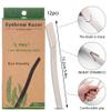12 Pcs Dermaplaning Blades for Face, Portable Face Razors for Women Eyebrow Razor Face Shavers Hair Shaver Tool Dead Skin Remover for Women and Men (5.9 Inches) view 3