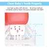 HanTong 2 Packs Kids U Shaped Toothbrush Whole Mouth with Silicone Bristles Massage Childrens Tooth Brush, 360 All-Round Oral Cleaning, U-Shaped Training Toothbrushes for Toddler Baby(Pink and Blue) view 3