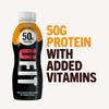 UFIT High 50g Protein Shake - Salted Caramel Flavour- No Added Sugar - Low in Fat - Ready to Drink - Pack of 8 x 500 ml (Packaging May Vary) view 3