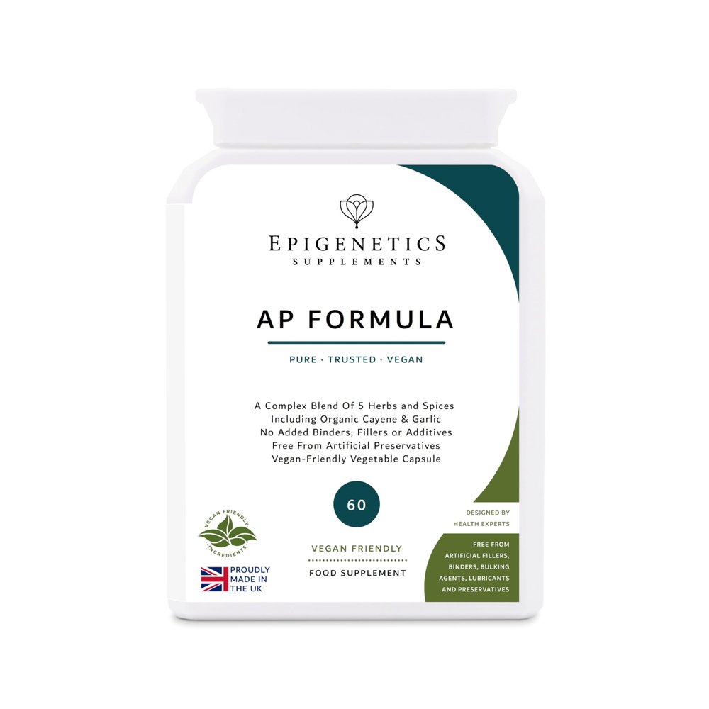 AP Formula 400mg | 1-Capsule Complete Intestinal Detox | Organic Herbs: Cayenne, Garlic, Horseradish, Thyme & Wormwood | 60 Vegan Capsules UK Made