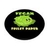 Vegan Toilet Paper Vegan Toilet Paper Salad Vegans Veggies PopSockets Swappable PopGrip view 2