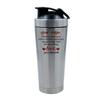 Getagift 500ml Aluminium Shaker Bottle for Supplement Shakes - Easy Clean, Durable Cup Mothers Day Dear Mom, Thanks 4 Putting Up With a Spoiled Child Birthday. (Silver) view 1