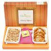 Assorted Box of Sugarfre Gujiyas, Wheat Puffs and Thandai view 1