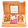Assorted Box of Gujiyas, Bhakarwadi and Thandai view 1