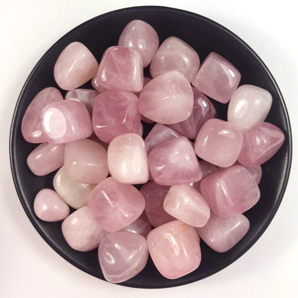 100g 10-20MM Natural Polished Rose Quartz Crystal Tumbled Gravel Stone Tumbled Crystal Stones for DIY Crafts,100g 20-40mm,China