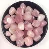 100g 10-20MM Natural Polished Rose Quartz Crystal Tumbled Gravel Stone Tumbled Crystal Stones for DIY Crafts,100g 20-40mm,China view 1