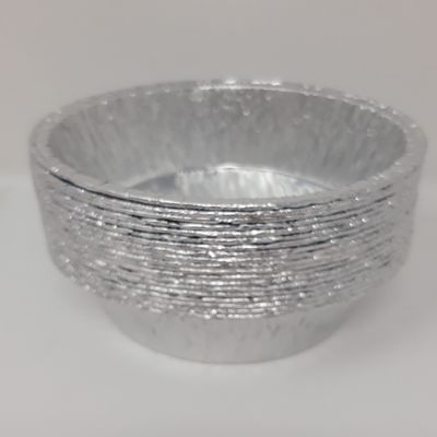 1lb Aluminium Foil Pudding/Pie Dishes 436cc (4)