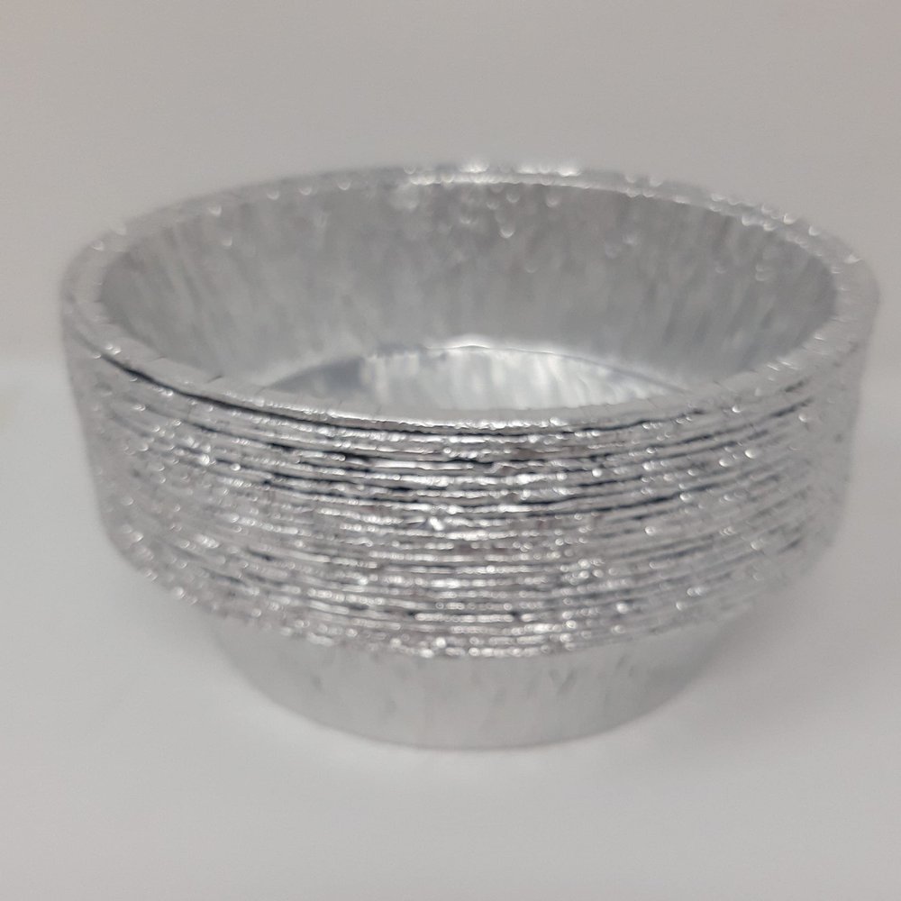 1lb Aluminium Foil Pudding/Pie Dishes 436cc (4)