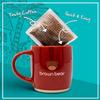 Brazilian Coffee Bags - Pack of 50 - Medium Roast - Brown Bear Sweet Brazil Blend - Strength 3 - Donation to Free The Bears - Individual Arabica Ground Coffee Bags Like Tea Bags view 4