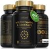 Award Winning A-Z Multivitamins and Minerals Boosted with Turmeric | Made in The UK | Vegan Multivitamin Tablets for Women & Men | 100% NRV Multivitamin with 28 Key Nutrients | 180 Capsules view 1