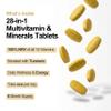 Award Winning A-Z Multivitamins and Minerals Boosted with Turmeric | Made in The UK | Vegan Multivitamin Tablets for Women & Men | 100% NRV Multivitamin with 28 Key Nutrients | 180 Capsules view 2