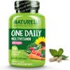 Womens Multivitamin One Daily | 240 Vegan Capsules (8 Month Supply) | 30 Essential Vitamins & Minerals, Whole Food with Fruit & Veg Extracts, with Iron, Gentle, No Tablets | NATURELO view 1