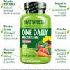 Womens Multivitamin One Daily | 240 Vegan Capsules (8 Month Supply) | 30 Essential Vitamins & Minerals, Whole Food with Fruit & Veg Extracts, with Iron, Gentle, No Tablets | NATURELO view 4