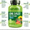 Mens 50+ Multivitamin Easy One a Day | 120 Vegan Capsules (4 Month Supply) | 29 Essential Vitamins, Minerals & Fruit & Veg Extracts, for Mens Health and Vitality | NATURELO view 4