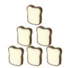 TOPBATHY 6pcs Toast Design Dishwashing Sponges Lightweight Kitchen Scrubbers for Effective Cleaning and Pan Washing with Sturdy Sponge Material view 1