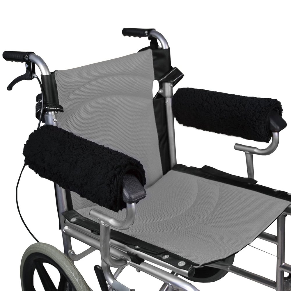 3DTengkit Wheelchair Armrest Pads (Pair),Wheelchair accessories,Office chair arm cover Non Slip Arm Rest Cover- Soft Cushion Handle Cover for Adult, Handicap, Seniors- Comfort Pressure Relief