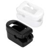 2Pcs Oximeter Silicone Cover,Portable Fingertip Pulse Monitor Protector Oximeter Storage Case for Travel Home(Black+white) view 1