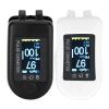 2Pcs Oximeter Silicone Cover,Portable Fingertip Pulse Monitor Protector Oximeter Storage Case for Travel Home(Black+white) view 4