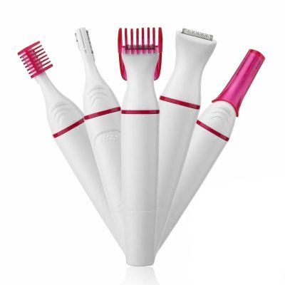 Hair Remover for Women, 4-in-1 Electric Painless Women Hair Shaver Eyebrow Facial Nose Bikini Hair Trimmer and Painless Hair Removal Device