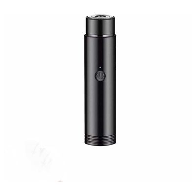 2022 Mini Portable Electric Shaver, Small Electric Razor for Men, Travel Mens Shaver, IPX7 Waterproof Cordless, USB Rechargeable, Wet and Dry Use (Black)