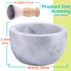 aisiming Marble Shaving Soap Bowl (White) view 2