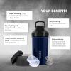 720DGREE Fitness Shaker uberShaker - 550ml - Premium Protein Shaker with Powder Compartment - Leak Proof, BPA Free - Shaker Cup, Mixing Cup for Creamy Protein Shakes, Gym, Workout, Nutrition view 3