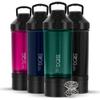 720DGREE Fitness Shaker uberShaker - 550ml - Premium Protein Shaker with Powder Compartment - Leak Proof, BPA Free - Shaker Cup, Mixing Cup for Creamy Protein Shakes, Gym, Workout, Nutrition view 1