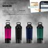 720DGREE Fitness Shaker uberShaker - 550ml - Premium Protein Shaker with Powder Compartment - Leak Proof, BPA Free - Shaker Cup, Mixing Cup for Creamy Protein Shakes, Gym, Workout, Nutrition view 4