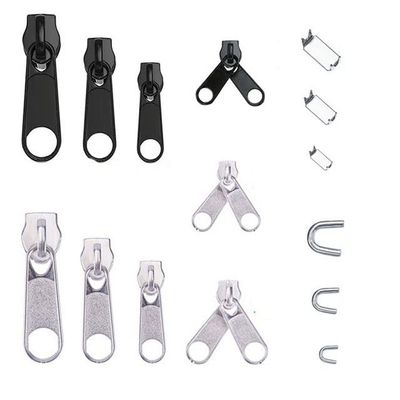 169 Pcs Zipper Repair Kit Zipper Replacement Pull with Zipper Install Pliers Tool & Extension Pulls for Clothing Jackets-84 pcs,Set