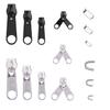 169 Pcs Zipper Repair Kit Zipper Replacement Pull with Zipper Install Pliers Tool & Extension Pulls for Clothing Jackets-84 pcs,Set view 1