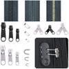 169 Pcs Zipper Repair Kit Zipper Replacement Pull with Zipper Install Pliers Tool & Extension Pulls for Clothing Jackets-Small Hand Hammer,Set view 2