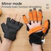 Yadlan Rehabilitation Robot Gloves, Stroke Hemiplegia Rehabilitation Training Equipment, Finger Straightening Brace Guard for Exercises for Patients with Hand Dysfunction(Size:Left-M) view 3