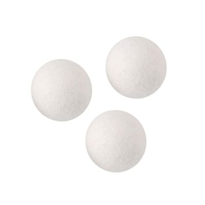 3 PCS Wool Dryer Balls, Reusable Wool Dryer Balls Hand Made Natural Fabric Softener, Reduces Clothing Wrinkles and Saves Drying Time