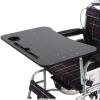 PUIERTUFD Wheelchair tray, removable portable trays with cup holder and phone card slot eating reading and resting for the elderly view 2