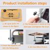PUIERTUFD Wheelchair tray, removable portable trays with cup holder and phone card slot eating reading and resting for the elderly view 4