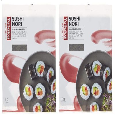 Bowltiful Sushi Nori Seaweed 11 g (Pack of 2, Total 10 Sheets)