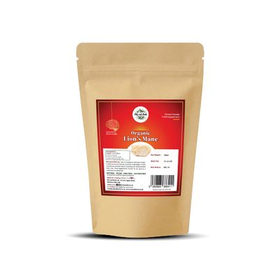 Organic Lion Mane Mushroom Extract Powder Contains Polysaccharide 30% by Oils and Herbs UK
