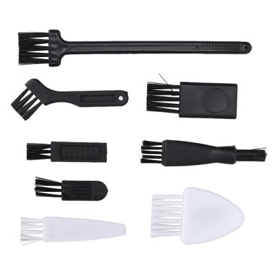 Shaving Brushes For Men, 8PCS Soft Nylon Bristles Shaver Cleaning Brush Shaving Brush Set with Anti-Slip Handle for Removing Beard Debris and Household Cleaning