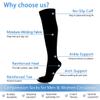 Evolyline 6 Pairs Compression Socks for Women & Men, Medical Compression Stockings Knee High for Nurses Running Flying Pregnancy Flight Travel Sports, Fit for Varicose Veins Swollen Ankles 15-20mmHg view 3