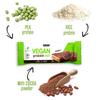 Weider Vegan Protein Bar (12x35g) Salted Chocolate Flavour. 100% Vegan Wafer Bar with 30% Pea and Rice Proteins, Crispy and Coated with Dark Chocolate. Palm oil free view 2