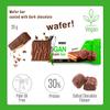 Weider Vegan Protein Bar (12x35g) Salted Chocolate Flavour. 100% Vegan Wafer Bar with 30% Pea and Rice Proteins, Crispy and Coated with Dark Chocolate. Palm oil free view 3